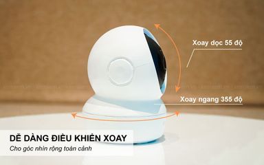 Camera IP Wifi trong nhà xoay 360 Ezviz C6N 1080p - Giám sát hiệu quả ngày đêm, tích hợp micro và loa đàm thoại 2 chiều