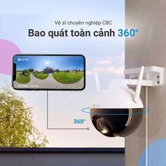 Camera Ngoài Trời Wifi Ezviz C8C Full HD 360 Độ - Giám Sát Thông Minh Hình Ảnh Sắc Nét, Chống Nước Tối Ưu Cho An Ninh Toàn Diện