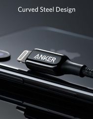Cáp sạc Anker PowerLine+ III USB-C A8842 Lightning 0.9m - Sạc nhanh 18W, bền chắc, tương thích iPhone và iPad