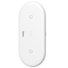 Đế sạc không dây chuẩn QI 10W Hoco CW23 - Sạc nhanh 2in1 cho điện thoại, AirPods, iWatch - Phụ kiện chính hãng tiện lợi
