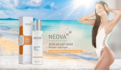Kem dưỡng phục hồi da cháy nắng Neova After Sun Body Repair 250ml - Giúp tái tạo, dưỡng ẩm và làm dịu da tổn thương do nắng nóng.