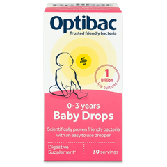 Men Vi Sinh Optibac Dạng Giọt Màu Hồng Cho Trẻ Từ 0-3 Tuổi - Hỗ Trợ Tiêu Hóa, Giảm Táo Bón, Chất Lượng Cao 10ml