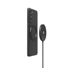 Miếng sạc nhanh Mophie Snap Plus 15W - Sạc không dây chuẩn Qi cho iPhone và Android - Thiết kế nhỏ gọn dễ dàng mang theo