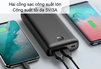 Pin Sạc Dự Phòng Anker A1363 PowerCore Select 20.000mAh - Sạc Nhanh 18W, 2 Cổng USB-A, Thiết Kế Gọn Nhẹ, Bảo vệ Thông Minh