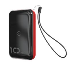 Pin Sạc Dự Phòng Baseus Mini S Bracket 10.000mAh - Sạc Nhanh Có Dây & Không Dây Cho iPhone/Android - Thiết Kế Nhỏ Gọn, Tiện Dụng
