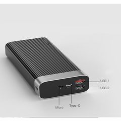 Pin Sạc Dự Phòng Baseus Parallel PD 20.000mAh - Hỗ Trợ Sạc Nhanh Quick Charge 3.0 và Power Delivery cho Android/iOS