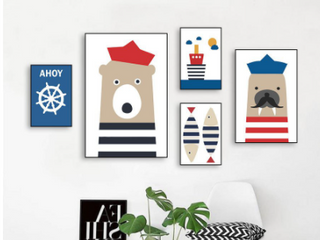 Set 5 Tranh Treo Tường Châu Âu Hiện Đại - Bộ Nghệ Thuật Trang Trí Sang Trọng Cho Phòng Khách, Phòng Ngủ Nội Thất Ấm Cúng