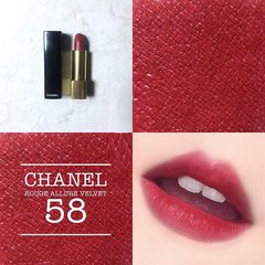 Son Chanel 58 Rouge Vie Đỏ Mận - Son Môi Sang Trọng Mịn Mượt Phù Hợp Mọi Lứa Tuổi, Dưỡng Ẩm Tự Nhiên 723005