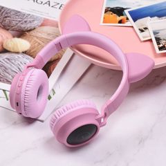 Tai Nghe Bluetooth Hoco W27 Chụp Đầu Hình Tai Mèo Phát Sáng - Phụ Kiện Thời Trang Nữ Tính, Kết Nối Bluetooth 5.0, Âm Thanh Rõ Ràng