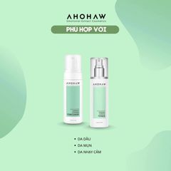 Toner Ahohaw Control Clinical 140ml - Hỗ trợ kiểm soát dầu, cấp ẩm và làm se khít lỗ chân lông cho da nhờn, chăm sóc da tự nhiên.