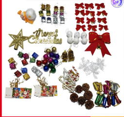 Bộ phụ kiện trang trí cây thông Noel 127 món - Giáng sinh đầy sắc màu, không khí lễ hội cho không gian sống thêm sinh động