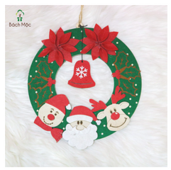 Bảng Gỗ Treo Tường Bách Mộc Chủ Đề Noel - Trang Trí Giáng Sinh Độc Đáo Cho Phòng Khách, Phòng Đọc Sách, Cửa Hàng