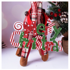 Set Bảng Chữ Merry Christmas và 12 Kẹo Nhí Sắc Màu - Trang Trí Giáng Sinh Độc Đáo Cho Không Gian Sống Vui Tươi