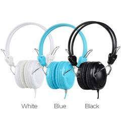 Tai Nghe Chụp Đầu Manno Hoco W5 - Có Micro 3.5mm, Loa 40mm, Âm Thanh Chân Thực, Bịt Tai Mềm, Điều Chỉnh Chiều Cao, Phù Hợp Với Android và iOS