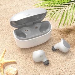 Tai nghe không dây Bluetooth Hoco ES47 TWS - Âm thanh sắc nét, thiết kế nhỏ gọn, kết nối nhanh chóng, màu đen/trắng/xanh, sản phẩm chính hãng.