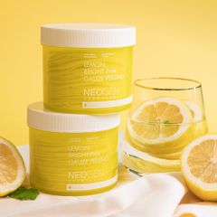 Tẩy Da Chết Chanh Neogen Dermalogy Lemon Bright PHA Gauze Peeling - Hộp 30 Miếng Dưỡng Sáng Da, Mờ Thâm, Dịu Nhẹ Cho Mọi Loại Da