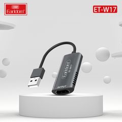 Bộ Chuyển Đổi HDMI Chân USB Earldom W17 - Hỗ Trợ Độ Phân Giải 4K 60Hz, Kết Nối Nhanh Chóng Với Điện Thoại, Máy Tính, PS4