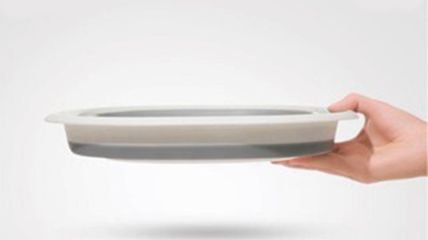 Chậu Gấp Gọn Silicon Thông Minh Size Lớn - Tiết Kiệm Không Gian, Thiết Kế Đẹp, Dùng Rửa Bát, Tay, Mặt Tại Nhà