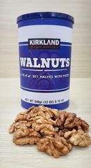 Hạt óc chó tách vỏ Kirkland Signature Walnuts 340g - Giàu dinh dưỡng, tiện dụng cho mẹ bầu và người cao tuổi, hộp thiếc bảo quản tốt
