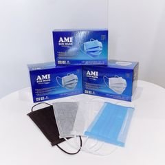 Hộp 50 Khẩu Trang Y Tế 4 Lớp Kháng Khuẩn AMI - Đạt Tiêu Chuẩn Bộ Y Tế, Lọc Bụi & Vi Khuẩn, An Toàn Cho Sức Khỏe