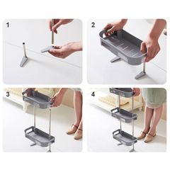 Kệ Gác Đa Năng Eurohome - Giúp Ngăn Nắp Phòng Tắm, Nhà Bếp, Thiết Kế Nhỏ Gọn, Dễ Dàng Lắp Đặt Không Cần Khoan Tường
