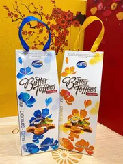 Kẹo Arcor Butter Toffees 260g - Hộp giấy quai xách, đa hương vị sữa, chocolate, cà phê, bạc hà, món ngọt hấp dẫn cho mọi lứa tuổi