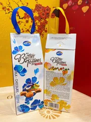 Kẹo Arcor Butter Toffees 260g - Hộp giấy quai xách, đa hương vị sữa, chocolate, cà phê, bạc hà, món ngọt hấp dẫn cho mọi lứa tuổi
