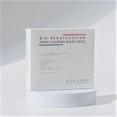 Mặt nạ tái tạo da Usolab Bio Renaturation PDRN Calming Mask Pack
