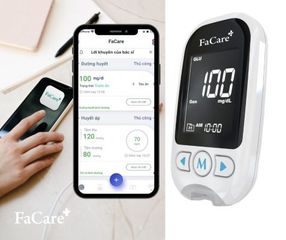 Máy Đo Kiểm Tra Sức Khỏe FaCare FC-M168 Bluetooth 5 trong 1 - Đo Đường Huyết, Cholesterol, Lactate, Ketone - Thiết Bị Y Tế Thông Minh Tại Nhà
