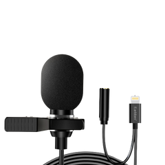 Mic Thu Âm Mini Chân Lightning Earldom E40 - Jack Cắm Tai Nghe, Chất Lượng Âm Thanh Tuyệt Hảo, Dành Cho iPhone và iPad