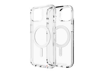 Ốp Lưng Gear4 D3O Crystal Palace Snap Clear 4m cho iPhone - Chất Liệu Cao Cấp, Chống Sốc, Kháng Khuẩn, Hỗ Trợ Sạc Magsafe