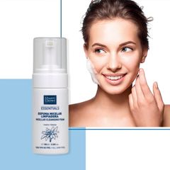 Sữa rửa mặt Martiderm Essentials Micellar dạng bọt 100ml - Làm sạch sâu, dưỡng ẩm, phù hợp cho da nhạy cảm, lão hóa, tổn thương.