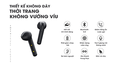 Tai nghe Bluetooth TWS XO AirPlus - Thiết kế hiện đại, Âm thanh chất lượng cao, Phụ kiện thông minh cho giới trẻ