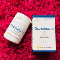 Viên Uống Hỗ Trợ Trắng Da Glutanex Tab Hàn Quốc - Chiết Xuất Glutathione Tinh Khiết Dưỡng Sáng Da, Chống Lão Hóa, Giúp Da Mịn Màng 100 Viên