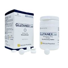 Viên Uống Hỗ Trợ Trắng Da Glutanex Tab Hàn Quốc - Chiết Xuất Glutathione Tinh Khiết Dưỡng Sáng Da, Chống Lão Hóa, Giúp Da Mịn Màng 100 Viên