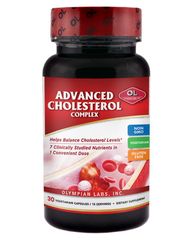Viên uống Advanced Complex hỗ trợ giảm cholesterol xấu và cải thiện sức khỏe tim mạch - Hộp 30 viên của Olympian Labs Mỹ