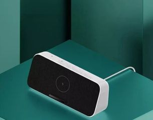 Loa Bluetooth Xiaomi Wireless-Charger có kệ điện thoại - Âm thanh sống động, kết nối Bluetooth 5.0, thiết kế sang trọng, tiện lợi.