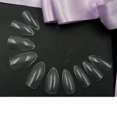 Set Móng Úp Dẻo Ovan Jeliva Trong - Bộ 500 Móng Giả Đủ 10 Size, Nhựa Siêu Dẻo, Tạo Form Tự Nhiên Cho Nail Artist