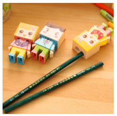Set 5 Dụng Cụ Học Tập Cho Bé - Bút Chì, Bút Bi, Thước Kẻ Hươu Cao Cổ, Gọt Bút Chì Cute, Gôm Tẩy Hình Bắp Ngô - Combo Đồ Dùng Học Tập Sáng Tạo