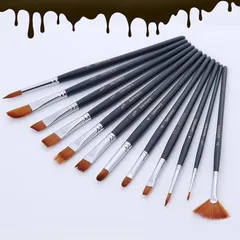 Bộ 15 Cọ Vẽ Màu Nước Chuyên Nghiệp - Dụng Cụ Nghệ Thuật Sáng Tạo Cho Người Lớn & Trẻ Nhỏ