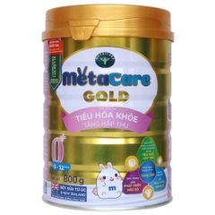 Sữa Nutricare Meta Care Gold 0+ cho trẻ từ 0 - 12 tháng tuổi