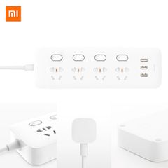 Ổ cắm Xiaomi MiJia Power Strip 4 ổ cắm & 4 công tắc, thiết bị tiết kiệm điện năng và bảo vệ an toàn cho gia đình