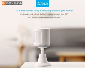 Cảm Biến Chuyển Động và Ánh Sáng Xiaomi Aqara - Thiết Bị Thông Minh Điều Khiển Đèn Tự Động, Kết Nối Zigbee, Độ Phủ 7m
