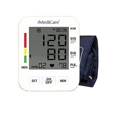 Máy Đo Huyết Áp Bắp Tay iMediCare iBPM-6S - Tự Động, Đo Chính Xác, Nhịp Tim, Cảnh Báo Mức Huyết Áp, Lưu Trữ 99 Kết Quả