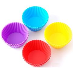 Combo 10 Khuôn Bánh Muffin Silicon Đường Kính 7cm - Dụng Cụ Làm Bánh Chịu Nhiệt, Đa Năng, Giúp Tạo Ra Những Chiếc Bánh Hoàn Hảo