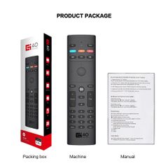 Điều khiển chuột bay tìm kiếm giọng nói G40s - Phụ kiện thông minh cho Android TV Box, dễ sử dụng và thiết kế tiện lợi.