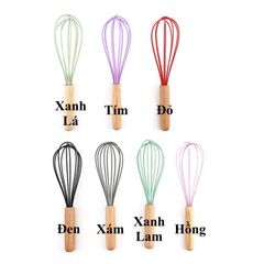 Dụng Cụ Đánh Trứng Cầm Tay Bằng Silicon - Khuấy Bột Đa Năng, Tiện Lợi, Dễ Dùng Cho Bếp  - Màu Sắc Đa Dạng