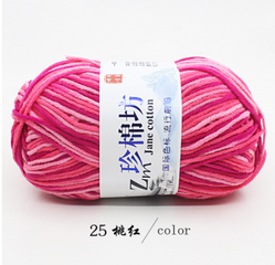 Len Jane Cotton Loang Màu 2.5mm Cao Cấp - Sợi Len Mềm Dễ Đan, Thích Hợp Cho Khăn, Áo, Mũ - Đồ Dùng Trang Trí Nhà Cửa