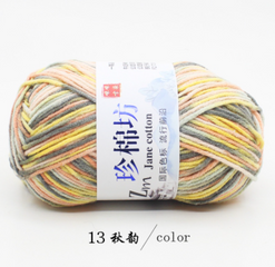 Len Jane Cotton Loang Màu 2.5mm Cao Cấp - Sợi Len Mềm Dễ Đan, Thích Hợp Cho Khăn, Áo, Mũ - Đồ Dùng Trang Trí Nhà Cửa