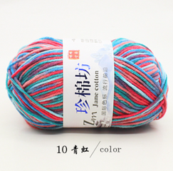 Len Jane Cotton Loang Màu 2.5mm Cao Cấp - Sợi Len Mềm Dễ Đan, Thích Hợp Cho Khăn, Áo, Mũ - Đồ Dùng Trang Trí Nhà Cửa